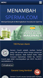 Mobile Screenshot of menambahsperma.com