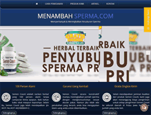 Tablet Screenshot of menambahsperma.com